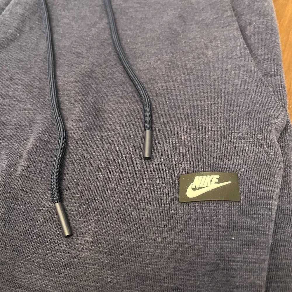 Nike Sportswear Optic Tech Jogger Sweatpants Men's Medium Blue Tapered Zip